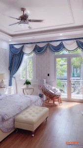 Sử dụng rèm tạo phòng ngủ lãng mạn